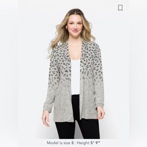 Bobeau Jemmy Brushed Open Pocket Cardigan